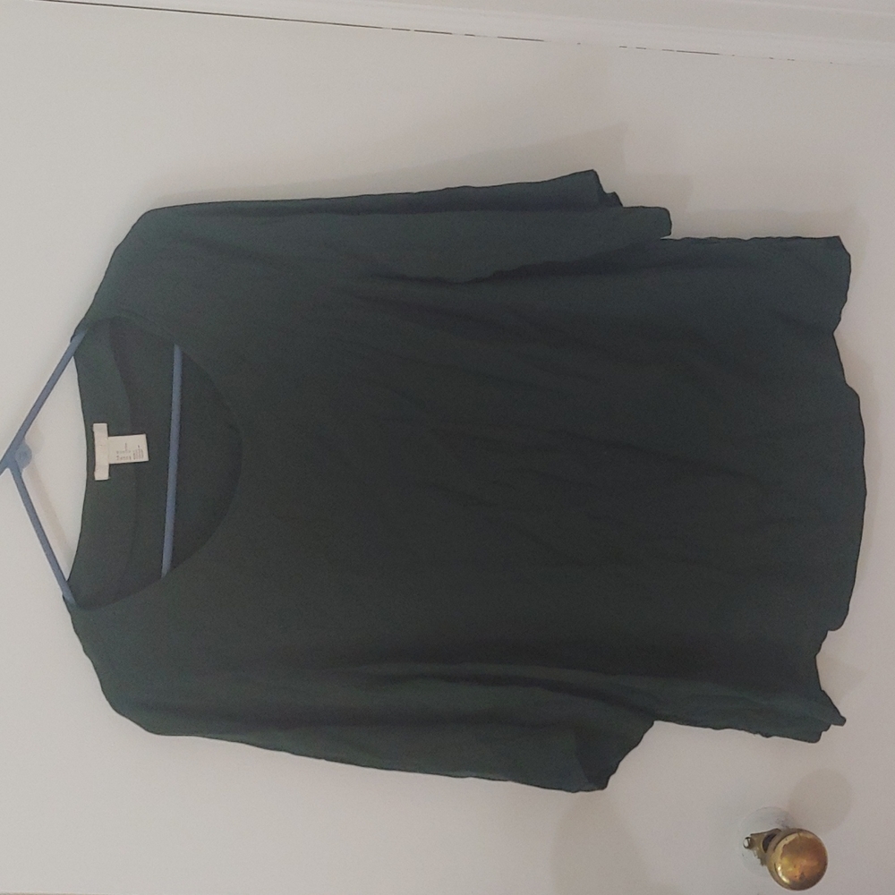 H&M Dark green blouse... Flowy...Business casual... Size=US 12